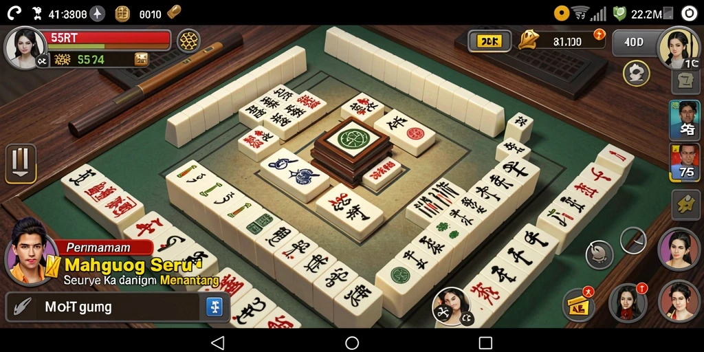 Tampilan gameplay menarik dari 55RT yang penuh warna.
