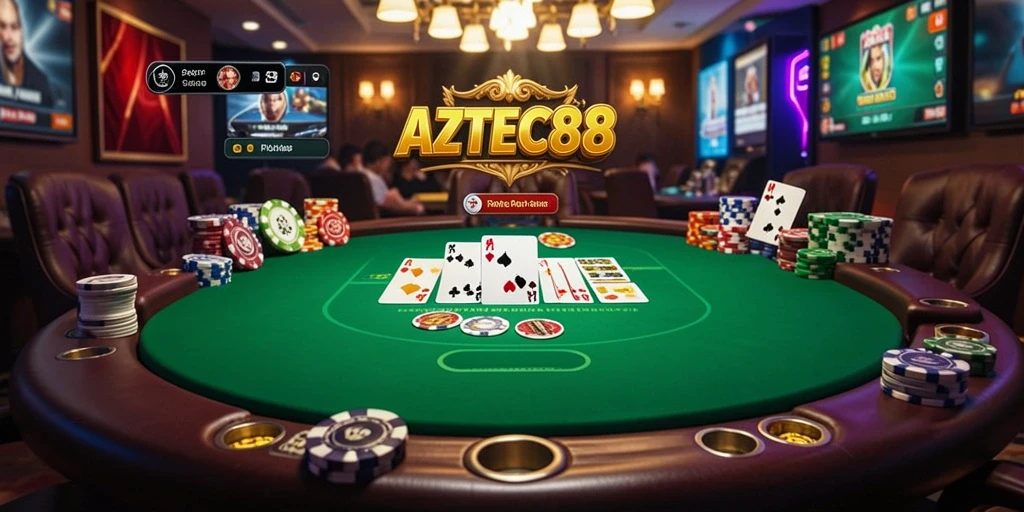 Gameplay Poker yang seru dan menegangkan di AZTEC88.
