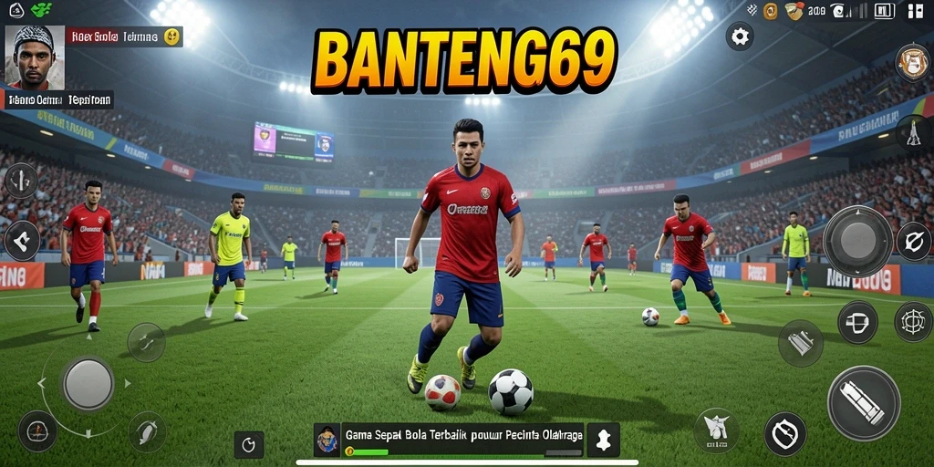Tangkapan layar BANTENG69 menampilkan aksi seru di lapangan.