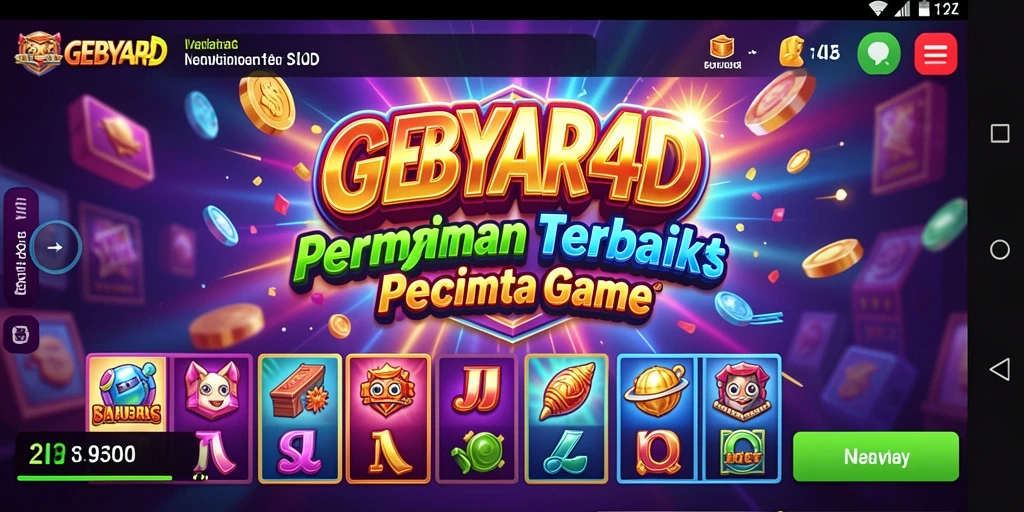 Tampilan gameplay <strong>GEBYAR4D</strong> yang menarik dan interaktif.