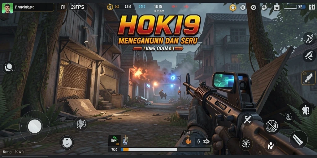 Tangkapan layar HOKI9 menunjukkan aksi tembak-menembak yang mendebarkan.