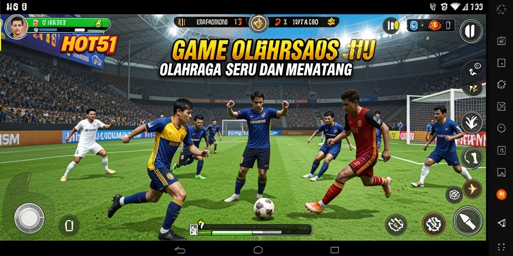 Tampilan gameplay HOT51 yang seru dan kompetitif.