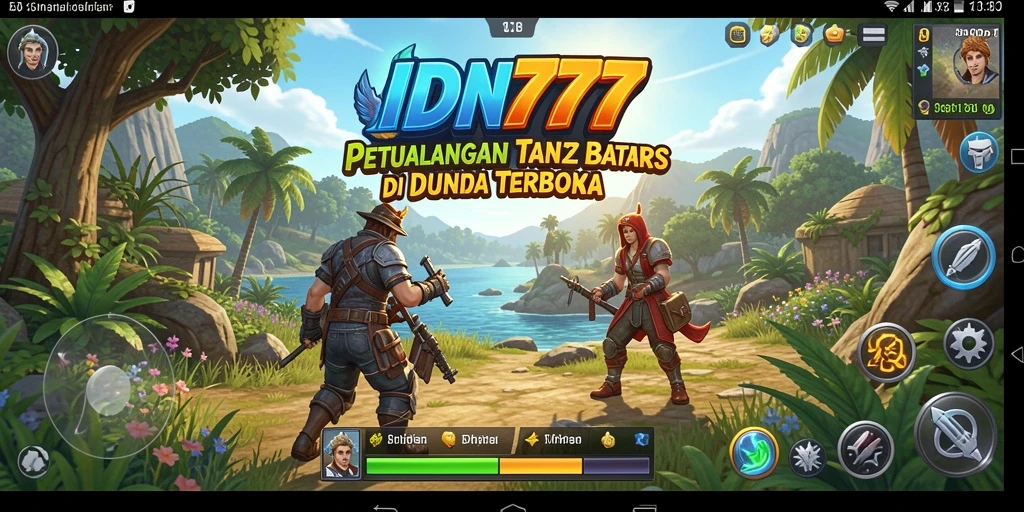 Tangkapan layar gameplay menampilkan petualangan seru di dunia terbuka.