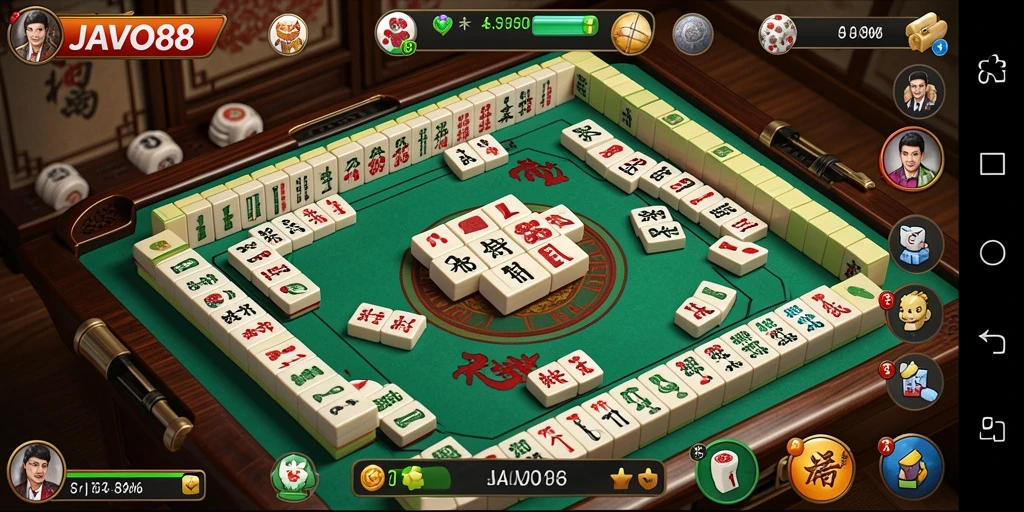Screenshot menampilkan gameplay Mahjong yang seru dan menantang.