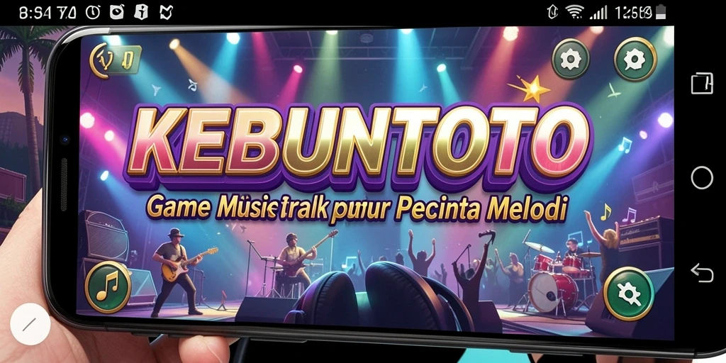 Screenshot KEBUNTOTO menampilkan gameplay seru dengan musik yang menggugah semangat.