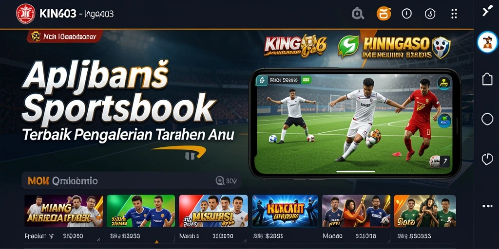 Tampilan utama KING403 dengan berbagai opsi taruhan yang menarik.