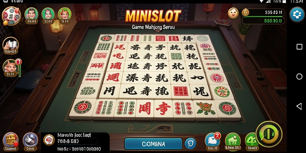 Tangkapan layar gameplay <strong>MINISLOT</strong> menampilkan momen seru bermain Mahjong.