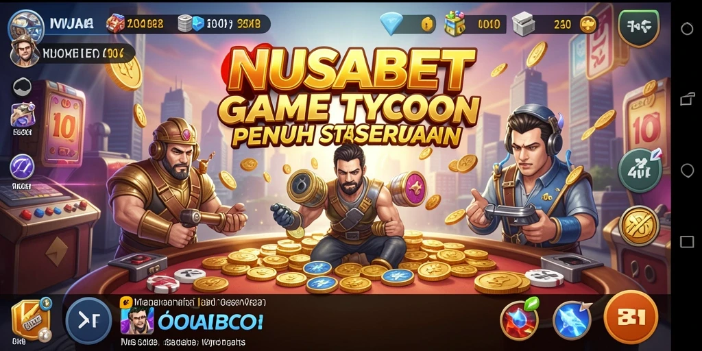 Tampilan menarik dari gameplay NUSABET yang memukau.