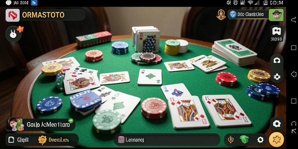 Tampilan gameplay ORMASTOTO yang seru dan interaktif.