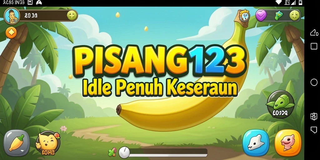 Tampilan gameplay menarik PISANG123 dengan koleksi pisang.