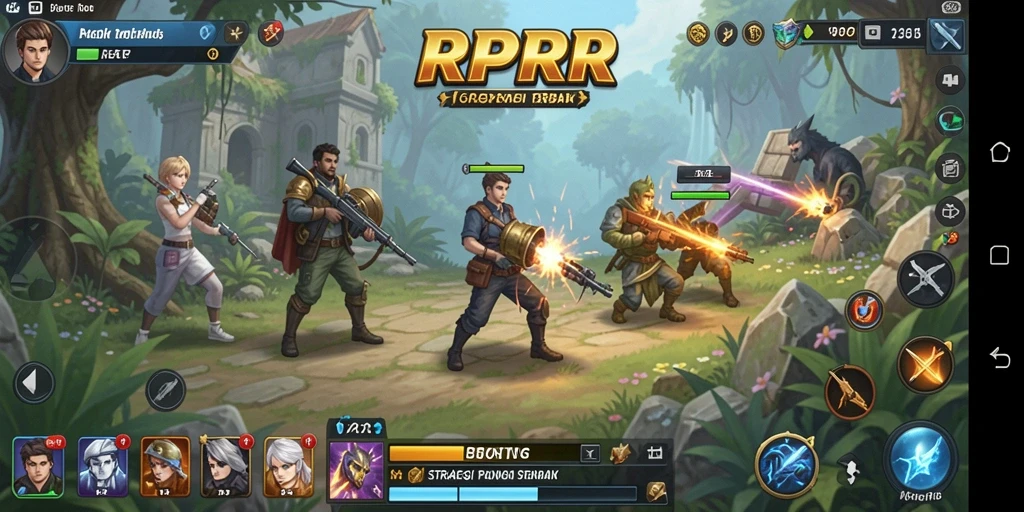 Gameplay seru dan dinamis di RPRR yang menantang strategi pemain.