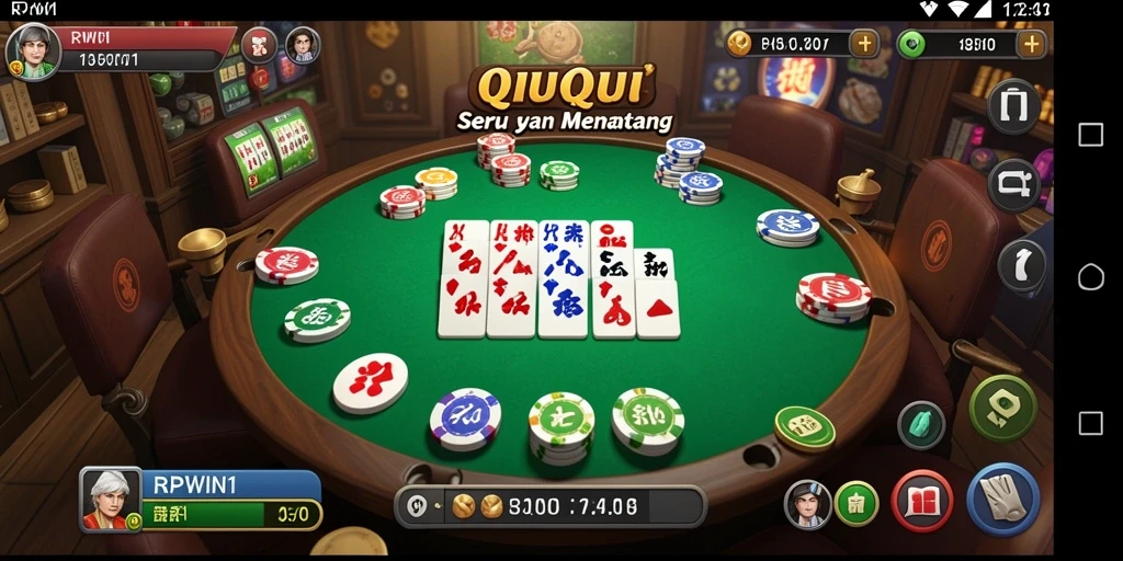 Tampilan gameplay QiuQiu yang menarik dan penuh strategi.