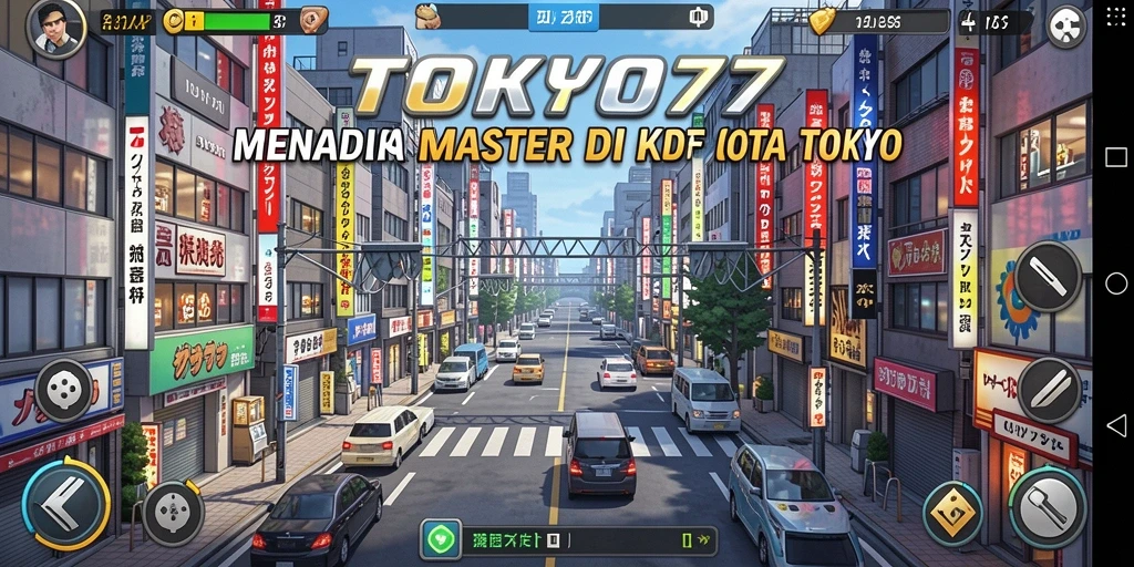Tampilan gameplay <strong>TOKYO77</strong> yang menampilkan keseruan memanage bisnis di Tokyo.