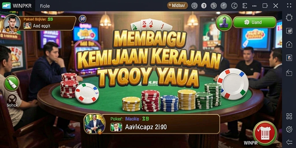 Tampilan menarik gameplay Tycoon di WINPKR.